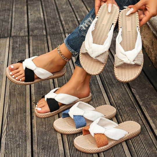 Damen Komfortable und stilvolle Zehenstegsandalen R&B
