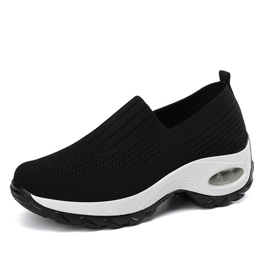 Damen Komfortable Slip-On Sportschuhe mit atmungsaktivem Obermaterial R&B