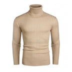 Herren Hochwertiger Rollkragenpullover mit feiner Rippenstruktur R&B