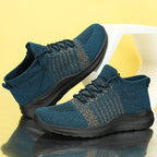 Damen Sportliche Stricksneaker mit elastischem Schaft und rutschfester Sohle