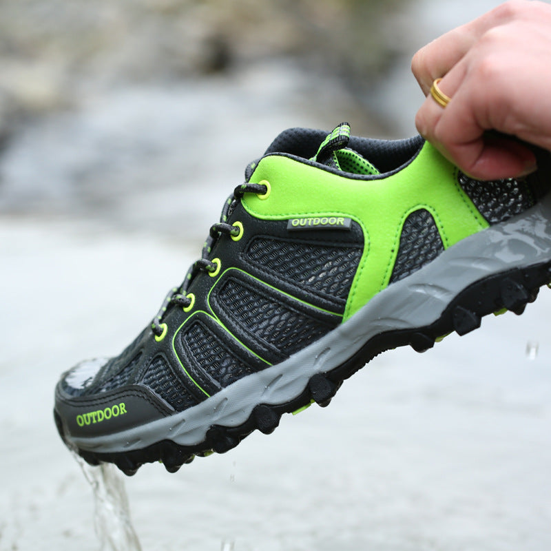 Damen Multi-Funktions-Sneaker für Outdoor-Aktivitäten mit atmungsaktivem Netzdesign R&B