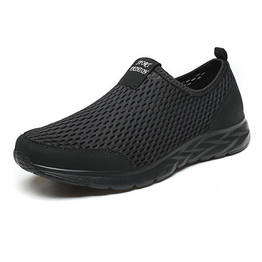 Damen Atmungsaktive Slip-On Sneakers mit innovativer Oberflächenstruktur R&B