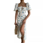 Damen Elegantes und verspieltes Blumenkleid R&B