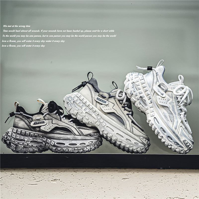Damen Sportliche Chunky-Sneaker mit innovativem Dämpfungssystem und strapazierfähigem Obermaterial R&B