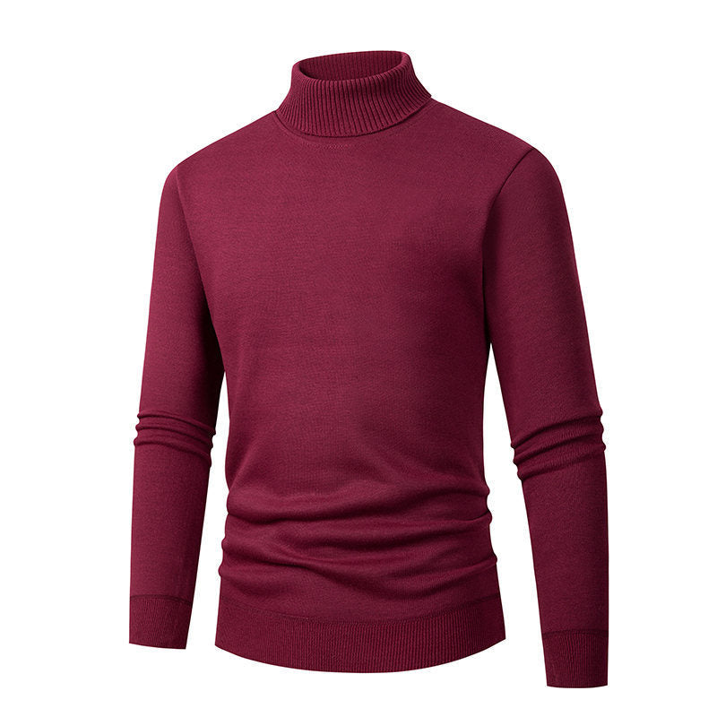 Herren eleganter Rollkragenpullover aus hochwertigem Material R&B