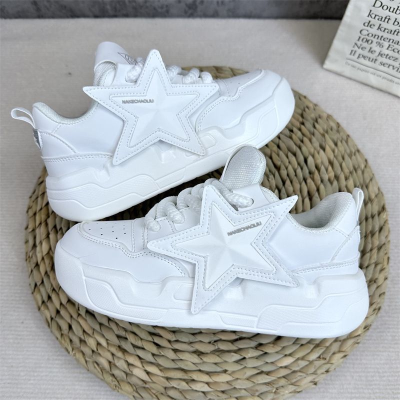 Damen Sportliche Sneakers mit strukturiertem Obermaterial und dämpfender Sohle
