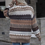 R&B | Geometrischer Strickpullover Mit Stilvollem Muster