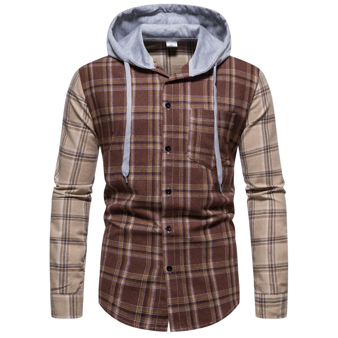 Herren Schultertunika mit integriertem Kapuzendesign R&B