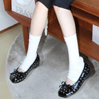 Damen elegante Ballerinas mit modischem Nieten-Detail R&B