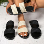 Damen Komfortable und modische Riemen-Sandalen mit strukturiertem Obermaterial R&B