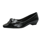 Damen Ballerinas mit elegantem Blumenapplikation