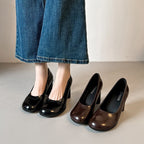 Damen Komfortable Pumps mit elegantem Blockabsatz R&B