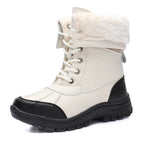 Damen Gefütterte Winterstiefel mit rutschfester Sohle und isolierendem Innenfutter R&B