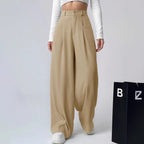 Damen Weite Bundfaltenhose EB