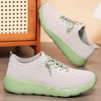 Damen Leichte und flexible Strick-Sneaker mit rutschfester Sohle R&B