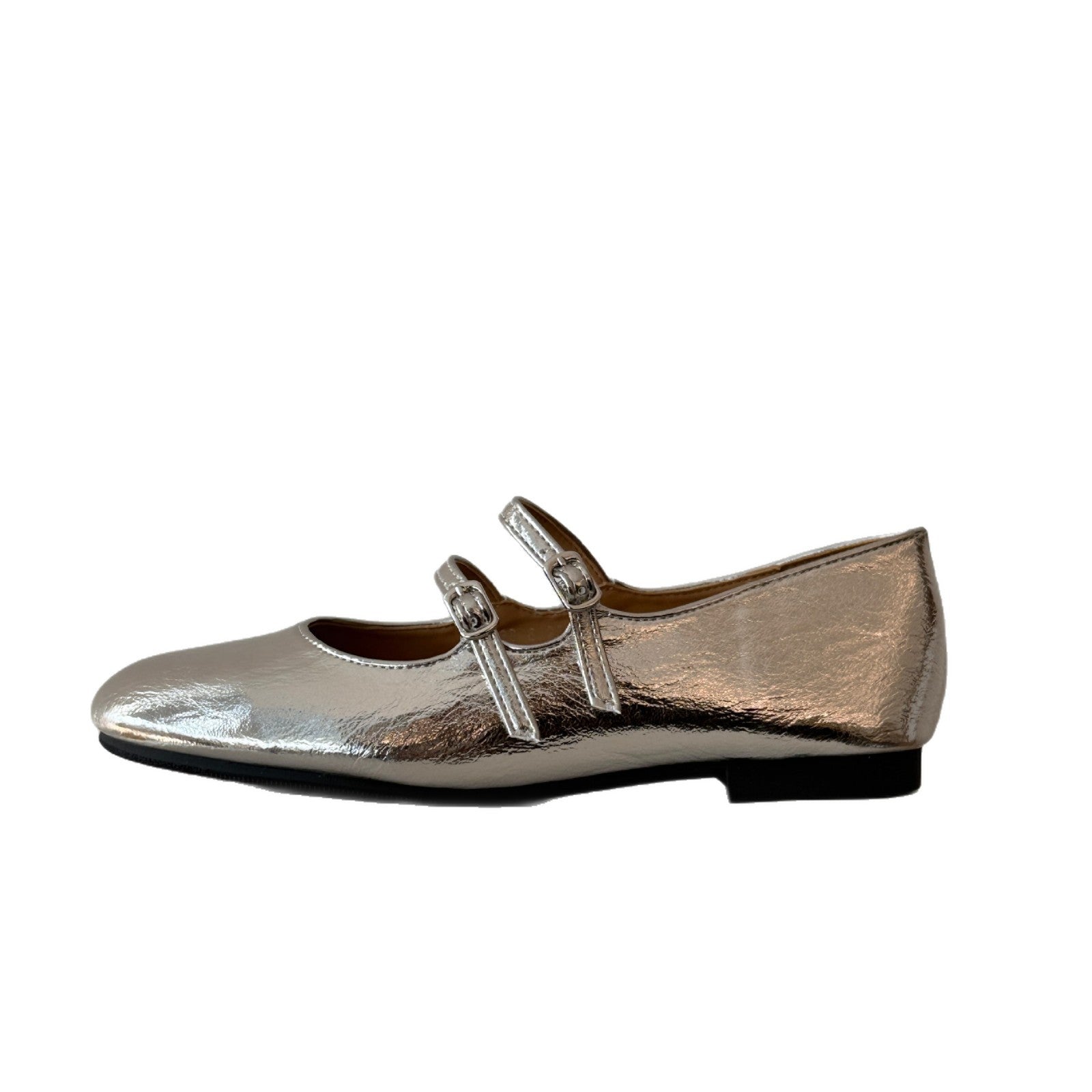 Damen Elegante Mary Jane Schuhe mit doppelten Riemchen und hochwertiger Leder-Oberfläche R&B