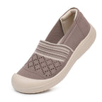 Damen Atmungsaktive und komfortable Slip-On Schuhe mit elastischem Einsatz R&B