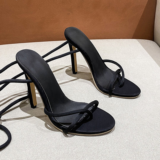 Damen Plateau High Heels mit eleganten Riemchen und komfortablem Fußbett R&B