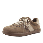 Damen Bequeme Freizeitsneaker aus hochwertigem Wildleder mit rutschfester Sohle