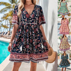 Damen Blühendes Sommerkleid mit Volant R&B