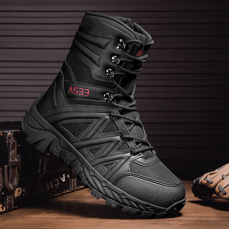 Herren Hochwertige und robuste militärische Wanderschuhe R&B