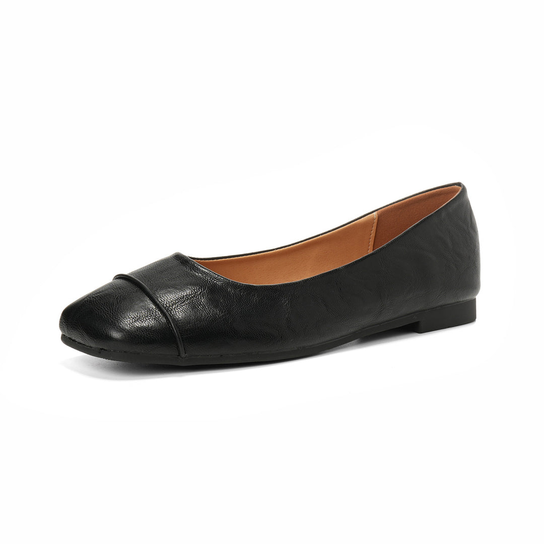 Damen Ballerinas mit elegantem Faltendesign und bequemer Innensohle R&B