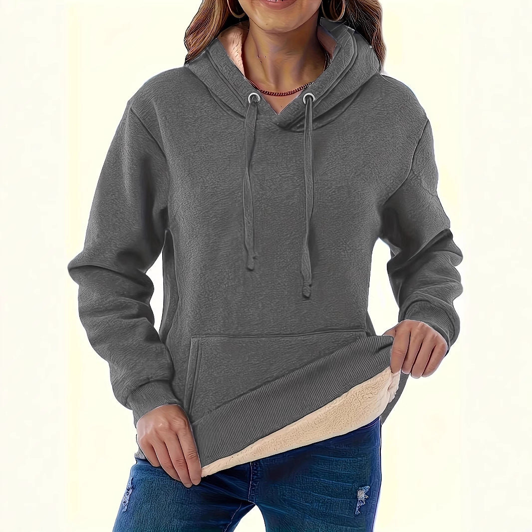 Damen Kapuzenpullover mit kuscheligem Innenfutter und oversized Passform R&B
