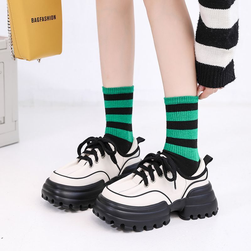 Damen Sportliche Chunky Sneakers mit strapazierfähigem Obermaterial und rutschfester Sohle
