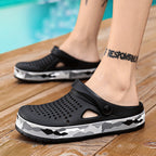 Damen Bequeme und luftdurchlässige Clogs mit modischer Sohle