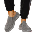 Damen Bequeme Freizeit-Slipper aus hochwertigem Velours R&B
