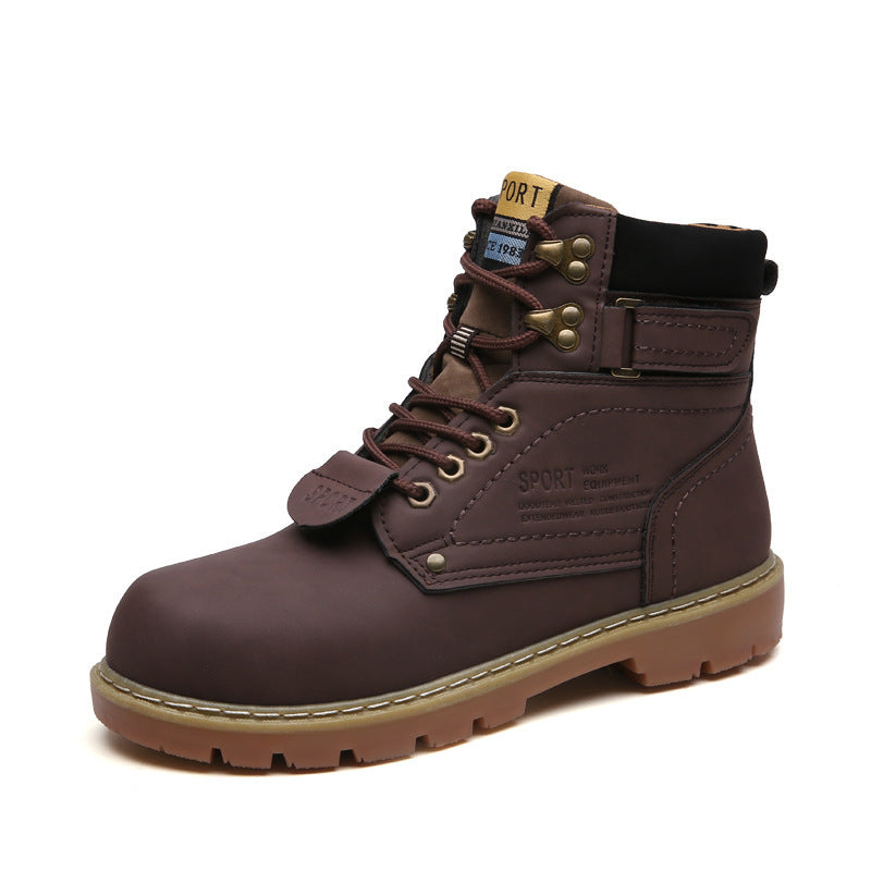 Damen robuste Schnürstiefel mit wasserdichtem Obermaterial R&B