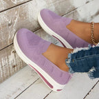 Damen Komfortable Sportliche Slip-On Sneakers mit atmungsaktiver Oberfläche R&B