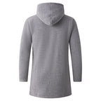 Herren lässige Kapuzenjacke mit weichem Innenfutter R&B