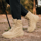 Damen taktische Outdoor-Stiefel mit rutschfester Profilsohle und atmungsaktivem Obermaterial