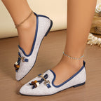 Damen Ballerinas mit modischem Dekor und elegantem Schnitt R&B