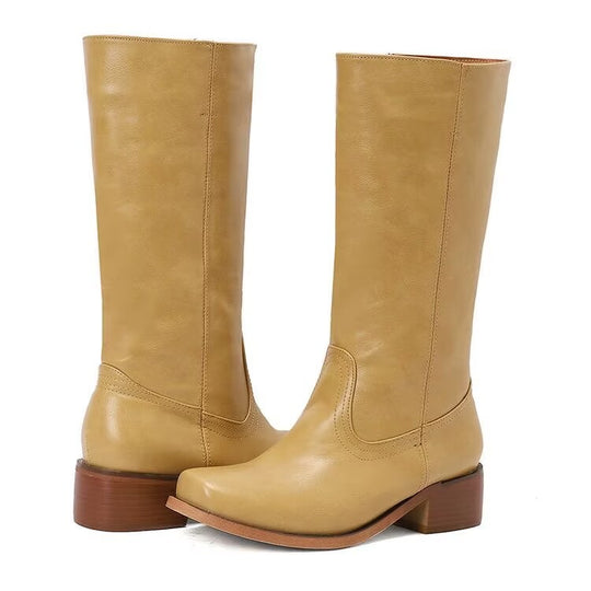 R&B | Damen Plateau Stiefel Bequeme