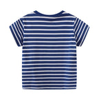 Jungen T-Shirt mit tierischem Motiv und verspieltem Fahrzeugdesign R&B