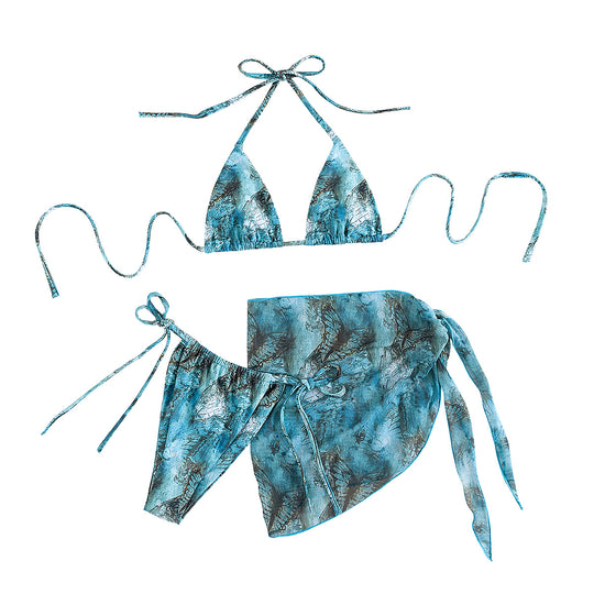 Damen Triangel-Bikini mit pareo R&B