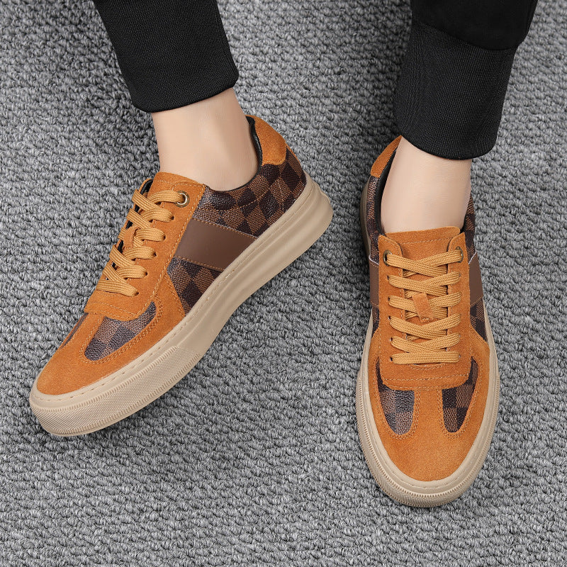 Damen Sneakers mit innovativem Karo-Design und rutschfester Sohle R&B