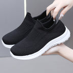Damen Sportliche Slip-On Sneakers mit atmungsaktivem Obermaterial und weichem Fußbett R&B