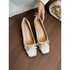 Damen elegante Pumps mit verziertem Schleifendetail R&B