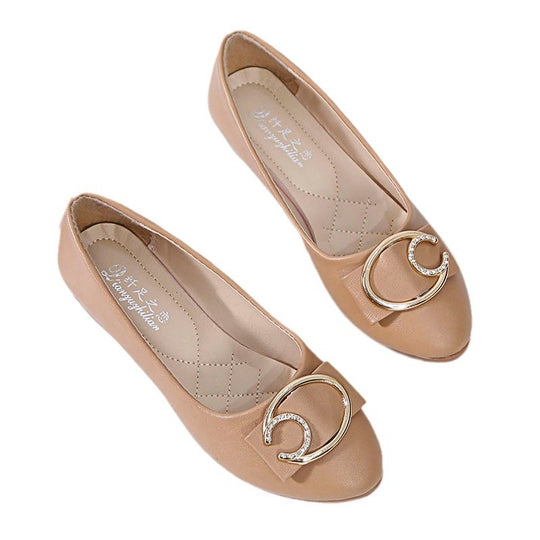 Damen Ballerinas mit dekorativem Schleifen-Detail und elegantem Schmuckelement R&B