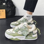 Damen Sportliche Sneakers mit modernem grafischen Design und hoher Dämpfung