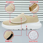 Damen Bequeme Slip-On Sneaker mit elastischem Obermaterial und rutschfester Sohle R&B