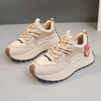 Damen Sportliche Chunky Sneakers mit dämpfender Sohle und atmungsaktivem Obermaterial R&B