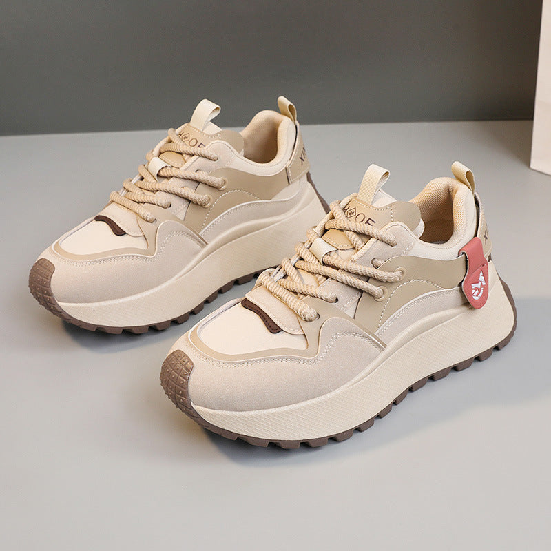 Damen Sportliche Chunky Sneakers mit dämpfender Sohle und atmungsaktivem Obermaterial R&B
