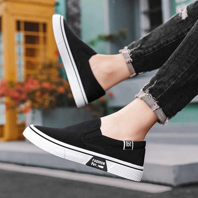 Damen bequeme Slip-On Sneakers aus atmungsaktivem Material R&B