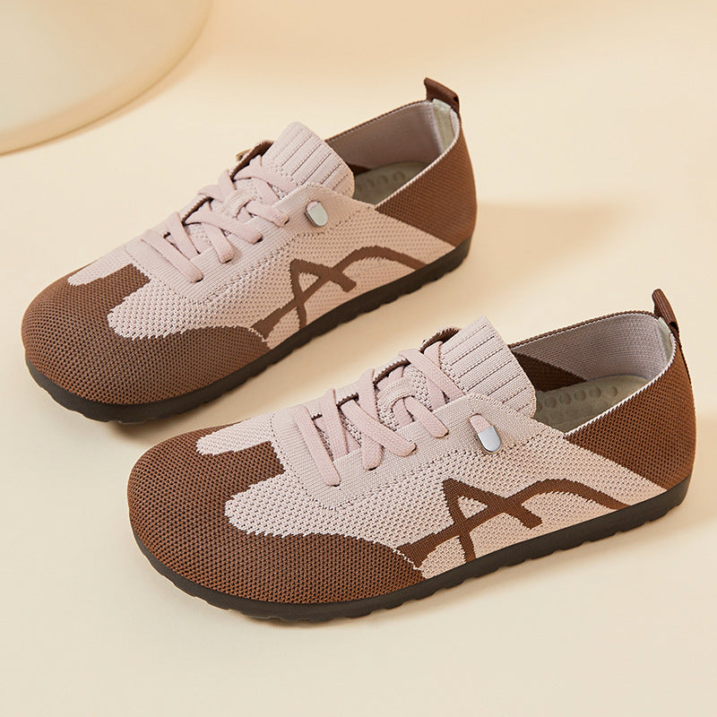 Damen Leichte Sneaker mit atmungsaktivem Mesh-Obermaterial und flexiblem Sohlenkonzept