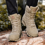 Damen Robuste Outdoor-Wanderstiefel mit rutschfester Sohle und isolierendem Innenfutter