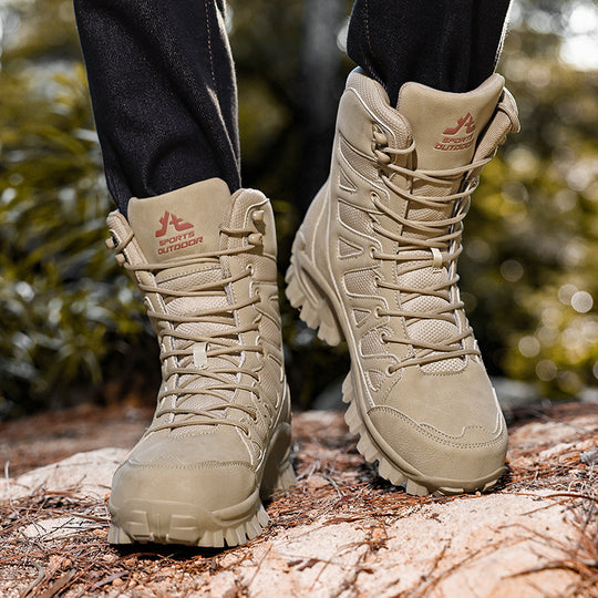 Damen Robuste Outdoor-Wanderstiefel mit rutschfester Sohle und isolierendem Innenfutter R&B